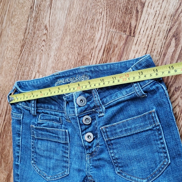 (0) American Eagle Outfitters Bootcut Denim Jeans Classic Vintage Look - Picture 8 of 11